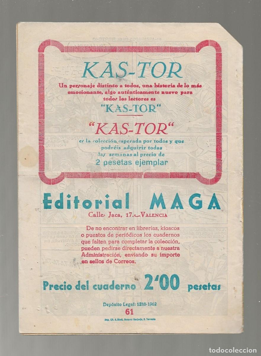 Tebeos: EL ESP&Iacute;RITU DE LA SELVA N&ordm; 61 - MAGA 1962 - 0RIGINAL - Foto 2