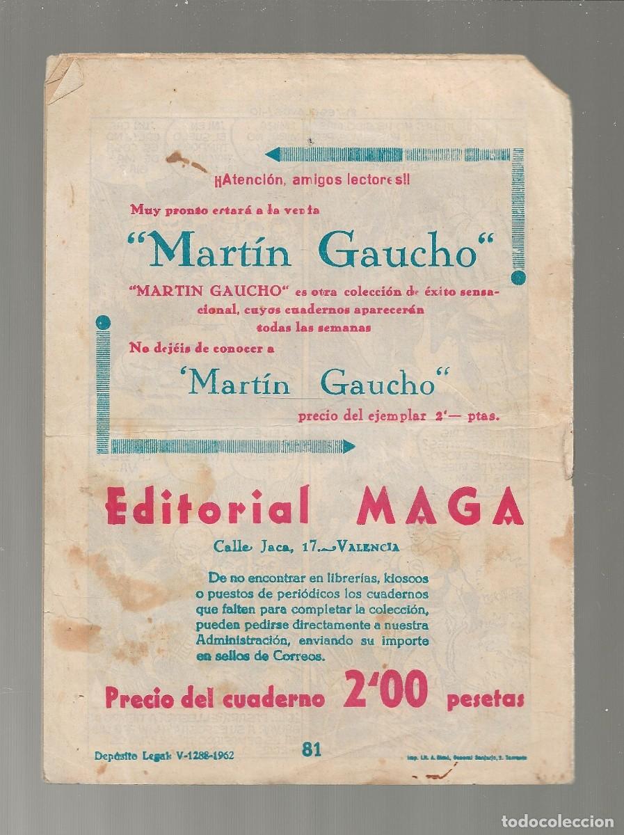 Tebeos: EL ESP&Iacute;RITU DE LA SELVA N&ordm; 72 - MAGA 1962 - 0RIGINAL - Foto 2