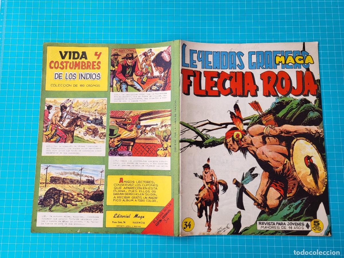 Tebeos: Flecha Roja, N&ordm; 34, (Maga) - Foto 1
