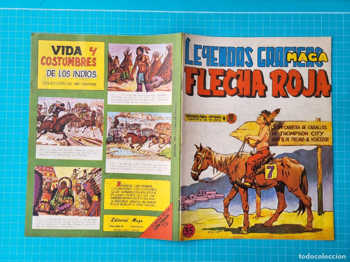Tebeos: Flecha Roja, N&ordm; 35, (Maga) - Foto 1
