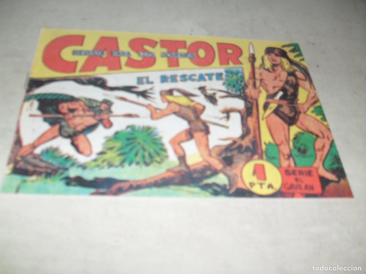 Tebeos: (FACSIMIL)CASTOR N&ordm; 40 EL RESCATE,(DE 42).MAGA,1962.IMPECABLE - Foto 1