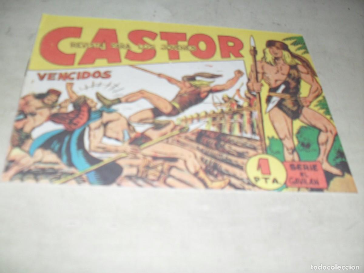 Tebeos: (FACSIMIL)CASTOR N&ordm; 38 VENCIDOS,(DE 42).MAGA,1962.IMPECABLE - Foto 1