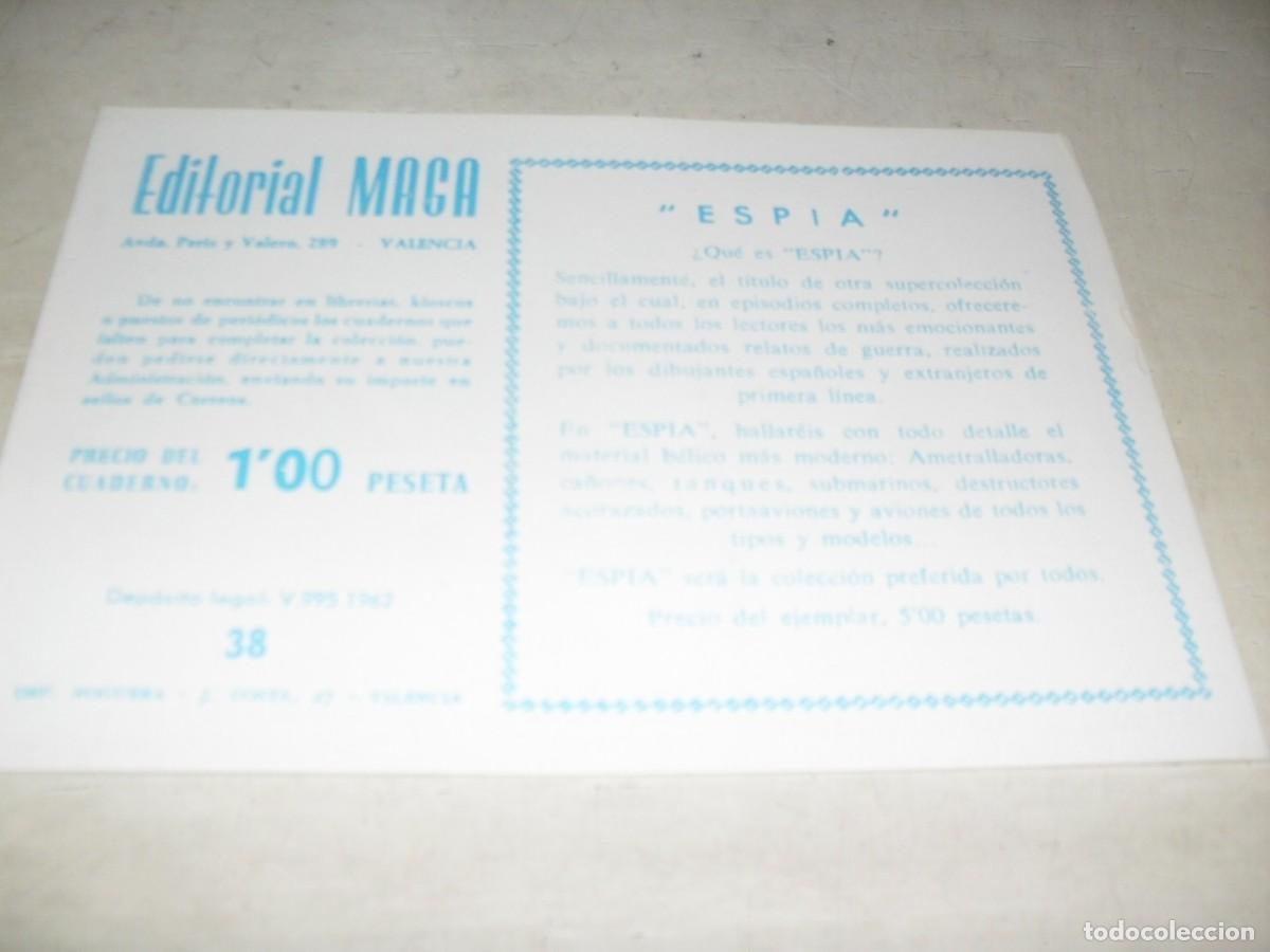 Tebeos: (FACSIMIL)CASTOR N&ordm; 38 VENCIDOS,(DE 42).MAGA,1962.IMPECABLE - Foto 2