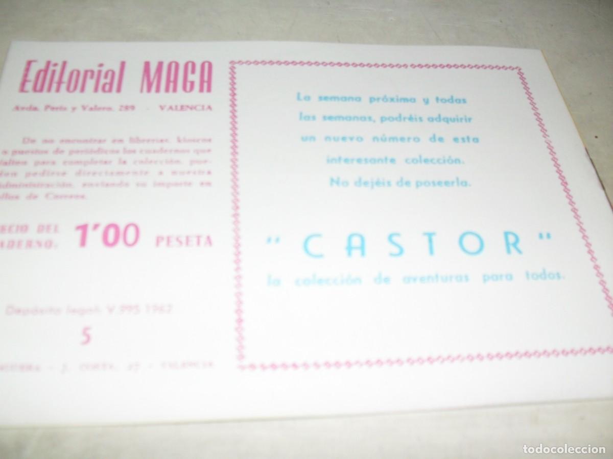 Tebeos: (FACSIMIL)CASTOR N&ordm; 5 LA EMBOSCADA,(DE 42).MAGA,1962.IMPECABLE - Foto 2