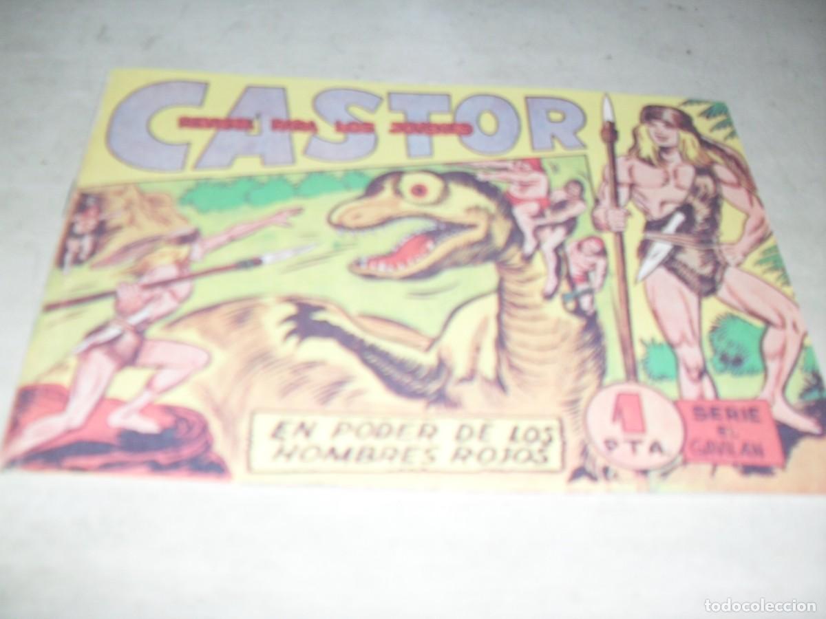 Tebeos: (FACSIMIL)CASTOR N&ordm; 2 EN PODER DE LOS HOMBRES ROJOS,(DE 42).MAGA,1962.IMPECABLE - Foto 1