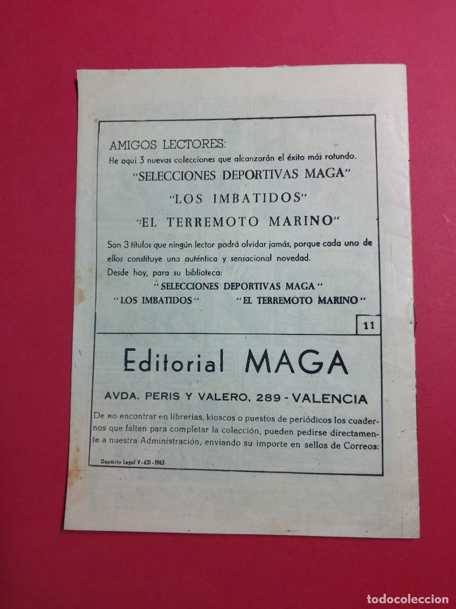 Tebeos: El Defensor Negro N&ordm; 11 Editorial Maga 1963 - Foto 2