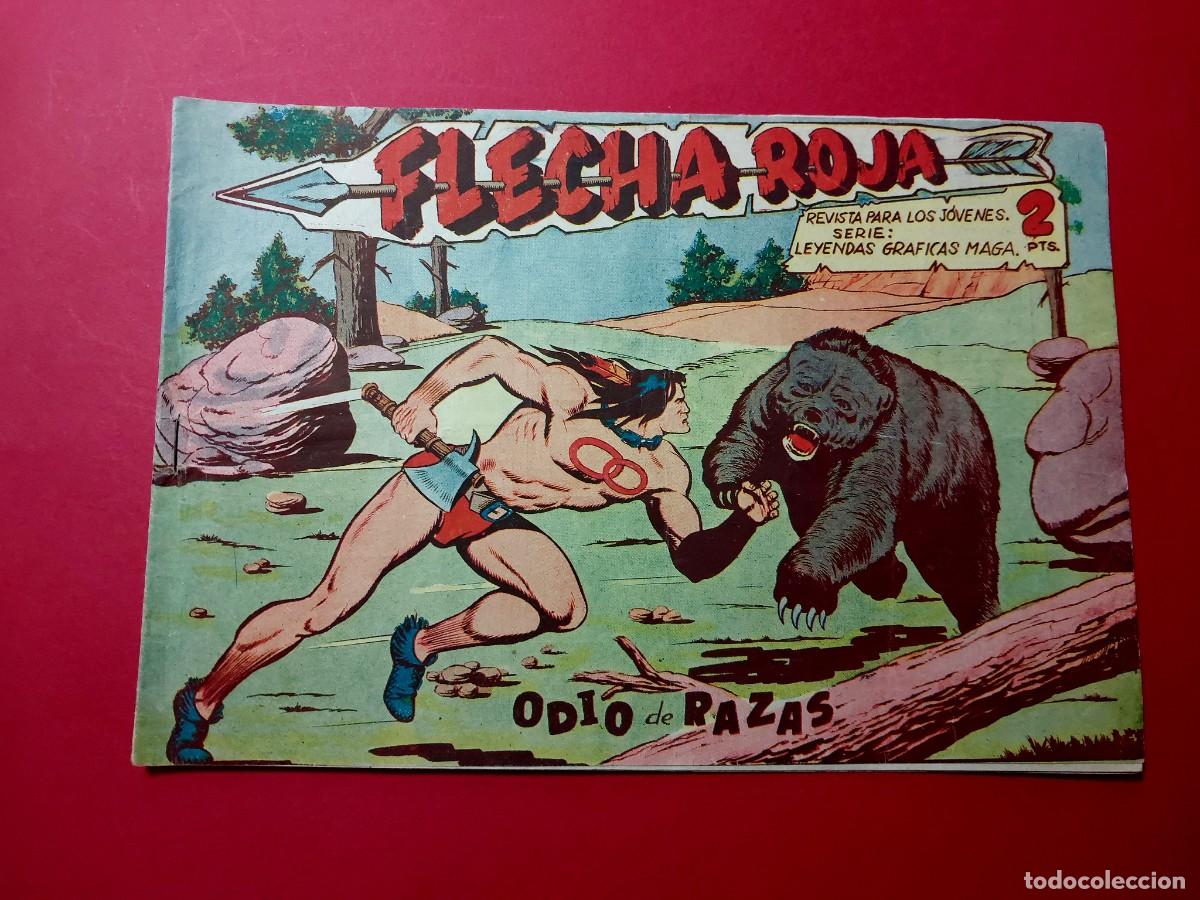 Tebeos: Flecha Roja N&ordm; 4 Editorial Maga 1962 - Foto 1