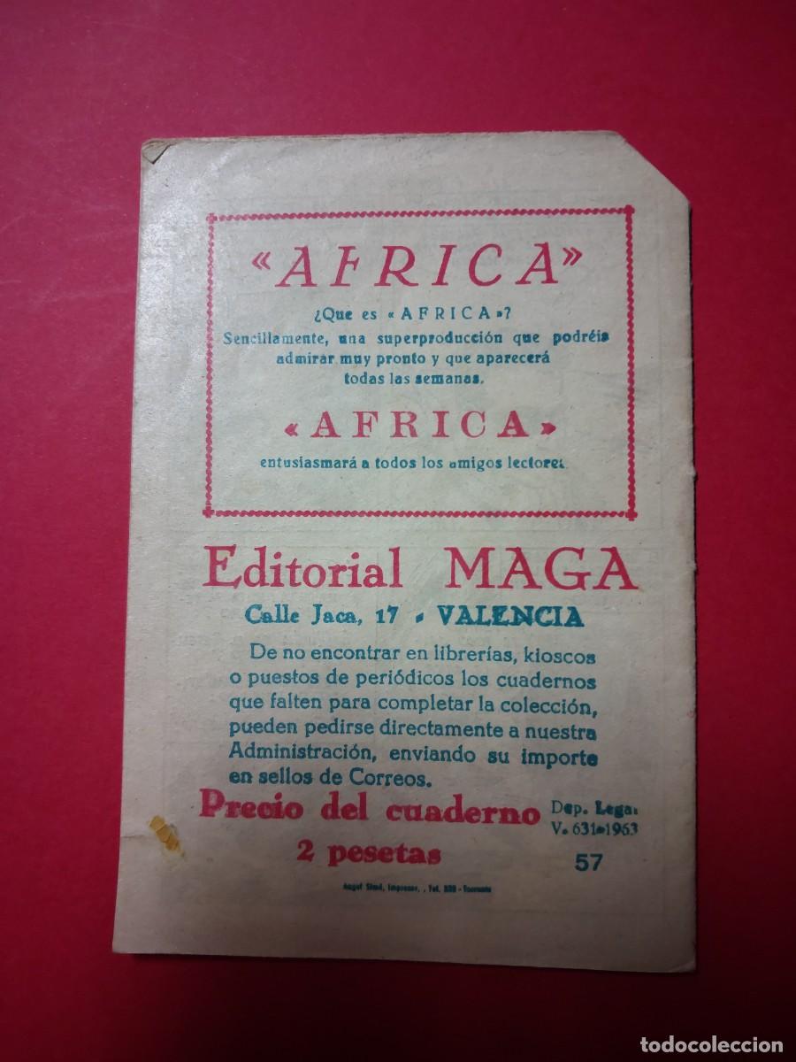 Tebeos: El Defensor Negro N&ordm; 57 Editorial Maga 1963 - Foto 2