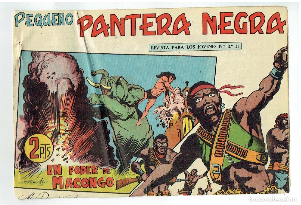 Tebeos: PEQUE&Ntilde;O PANTERA NEGRA. N&ordm; 327. EL PODER DE MACONGO. EDITORIAL MAGA, 1958. (B/41.2) - Foto 1