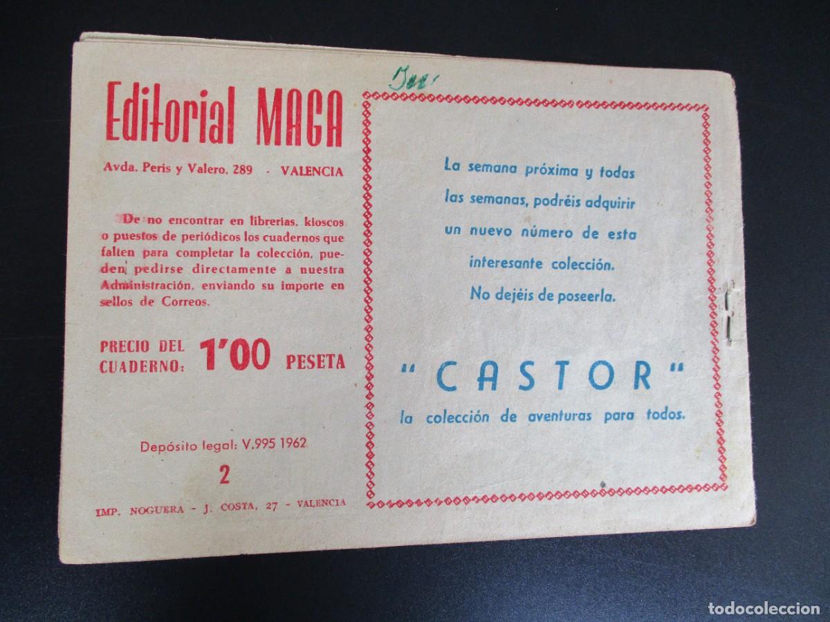 Tebeos: CASTOR (1962, MAGA) 2 &middot; 2-V-1962 &middot; EN PODER DE LOS HOMBRES ROJOS - Foto 3