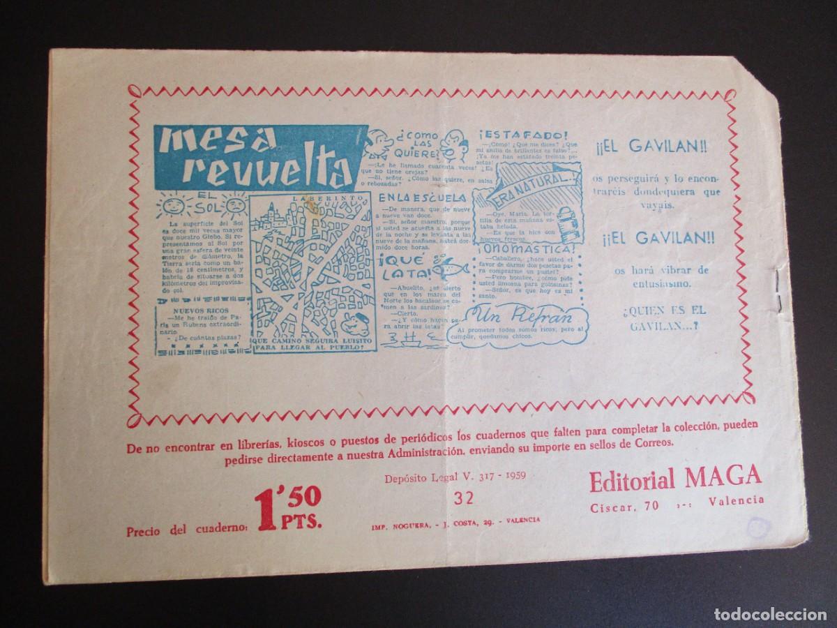 Tebeos: BENGALA (1959, MAGA) 32 &middot; 28-X-1959 &middot; LOS IMPLACABLES - Foto 3