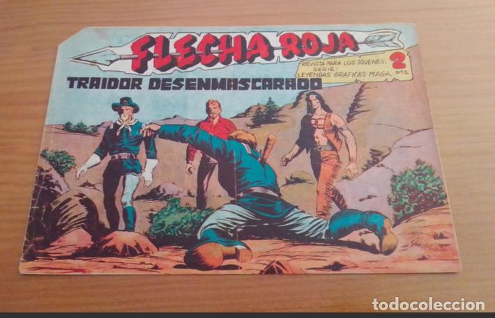 Tebeos: FLECHA ROJA NUMERO 61. EDITORIAL MAGA 1962 - Foto 1