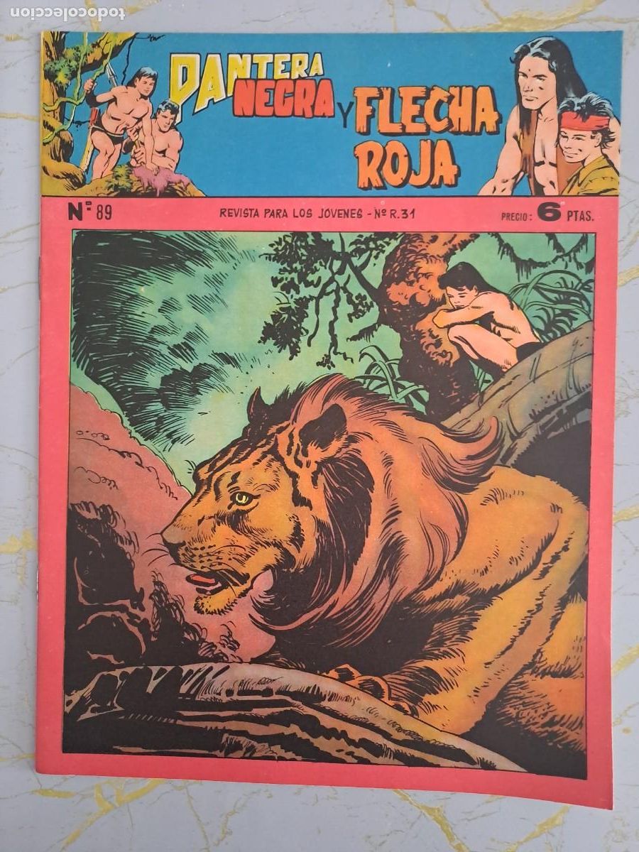 Tebeos: Pantera negra y flecha roja 89, Maga en perfecto estado - Foto 1