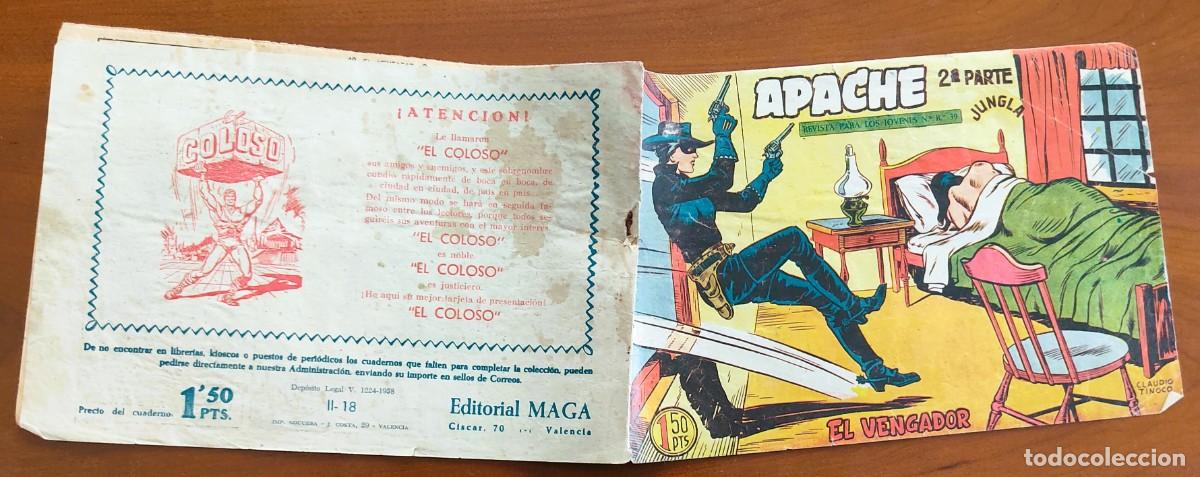 Tebeos: APACHE 2&ordf; PARTE N&ordm; 18 - EDITORIAL MAGA A&Ntilde;O 1958 - ORIGINAL DE &Eacute;POCA - Foto 2