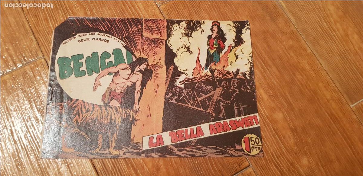 Tebeos: BENGALA N&ordm; 44 EDITORIAL MAGA ORIGINAL - Foto 1