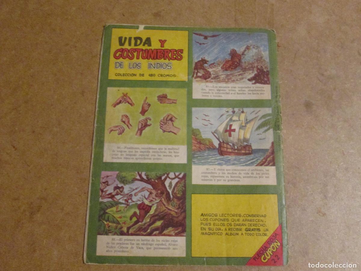 Tebeos: Flecha Roja n&ordm; 22, original editorial maga 1964 - Foto 2