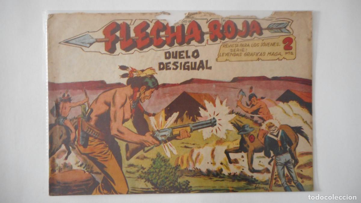Tebeos: FLECHA ROJA N&ordm; 62. MAGA/ C-23 - Foto 1
