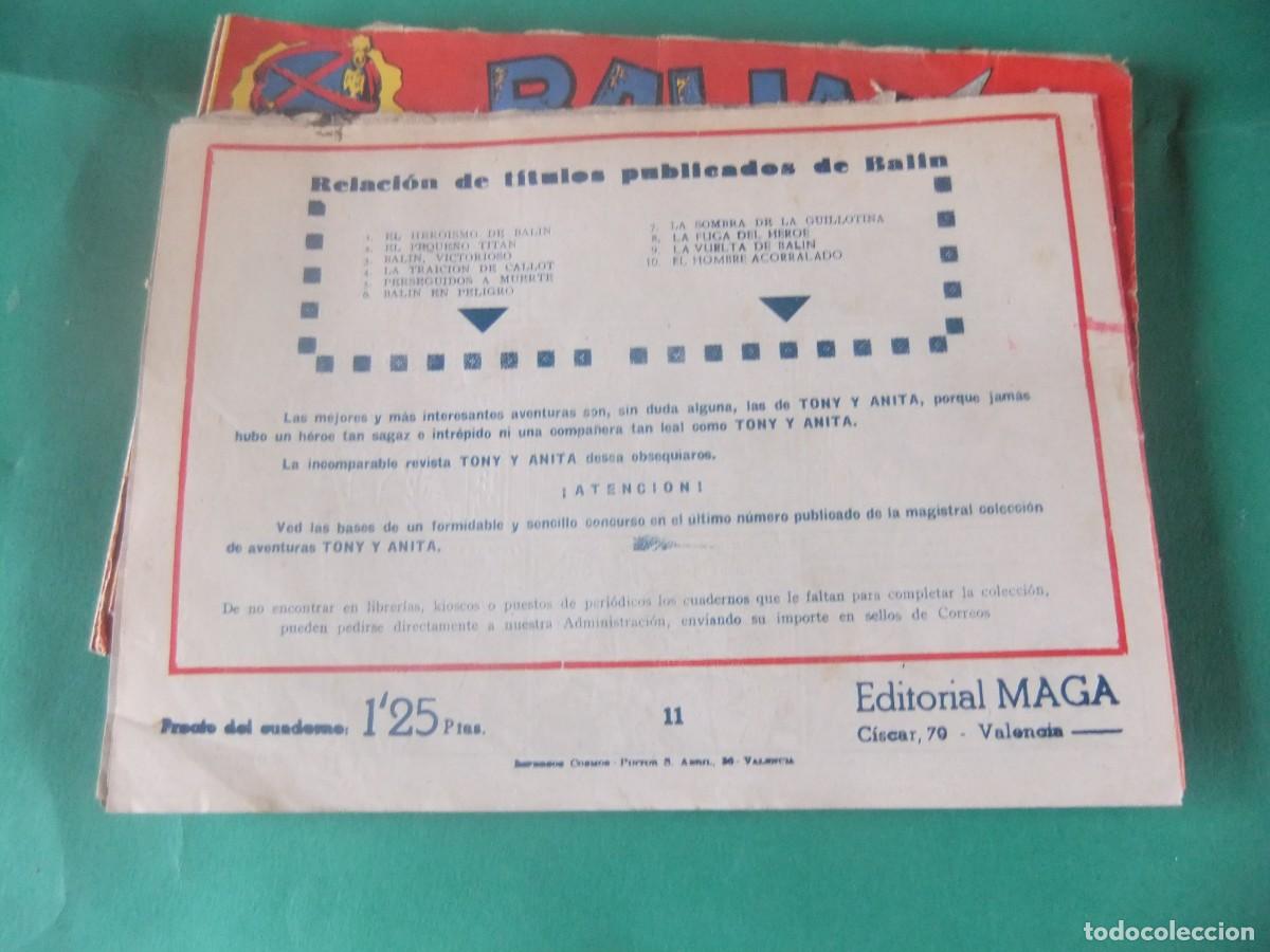 Tebeos: BALIN N&ordm; 11 EDITORIA&Ntilde; MAGA ORIGINAL - Foto 2