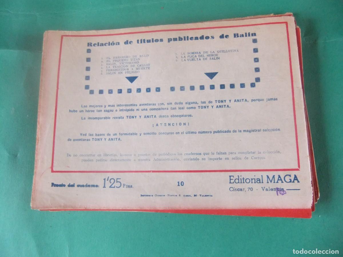 Tebeos: BALIN N&ordm; 10 EDITORIAL MAGA ORIGINAL - Foto 2