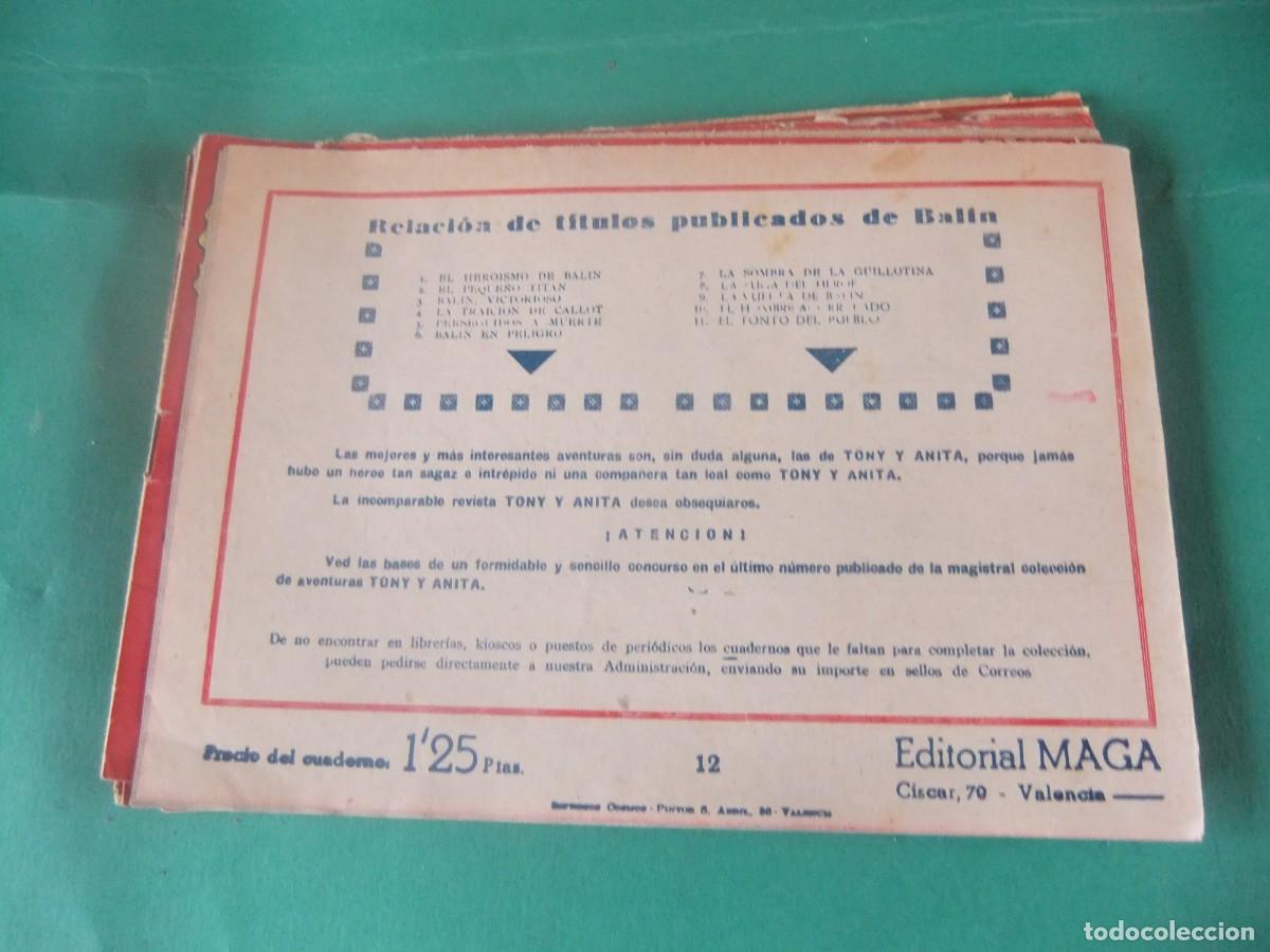 Tebeos: BALIN N&ordm; 12 EDITORIAL MAGA ORIGINAL - Foto 2