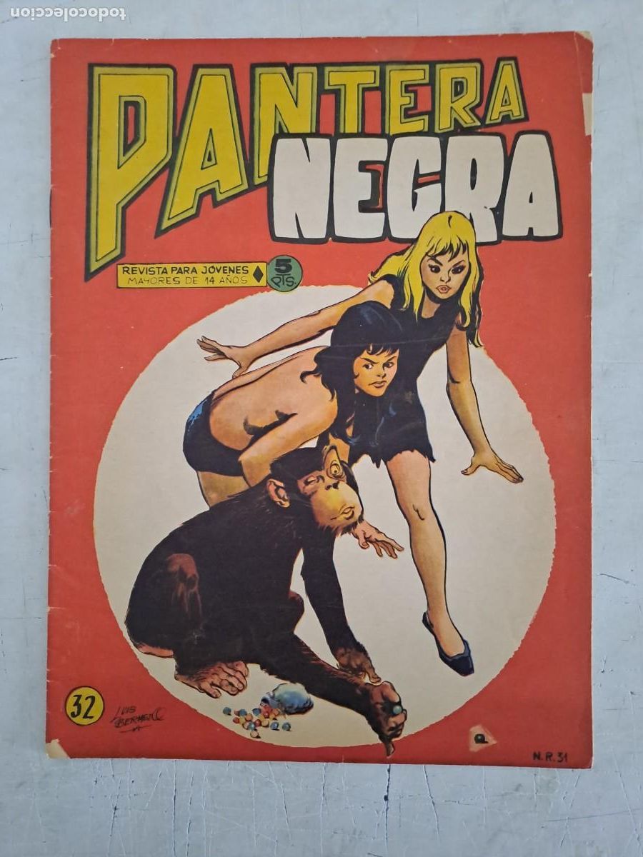 Tebeos: Pantera negra 32, Maga en buen estado - Foto 1