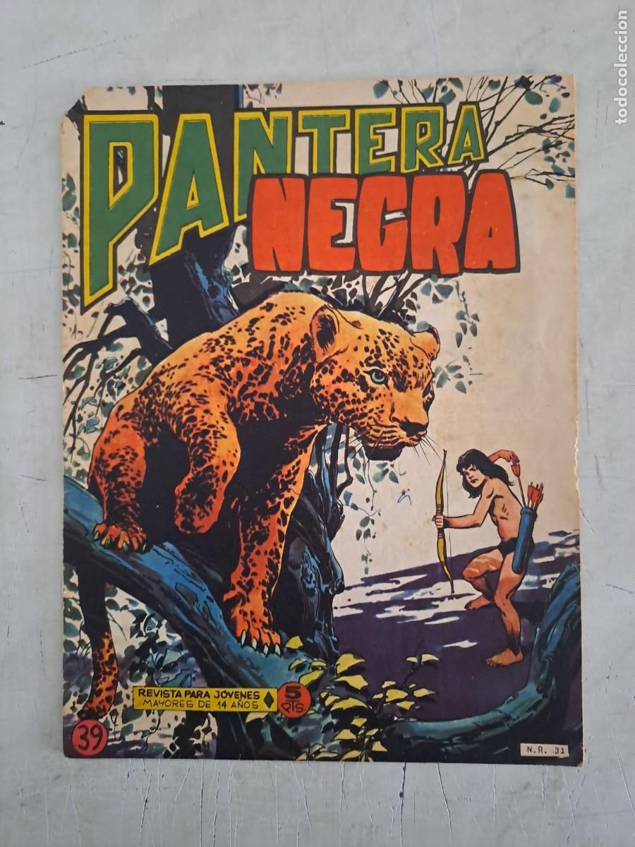 Tebeos: Pantera negra 39, Maga en buen estado - Foto 1