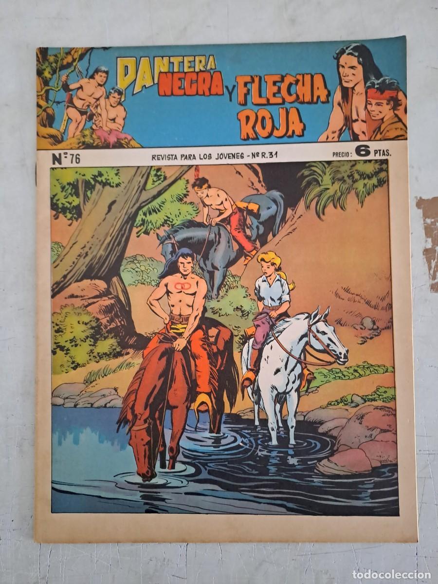 Tebeos: Pantera negra y flecha roja 76, Maga en perfecto estado - Foto 1