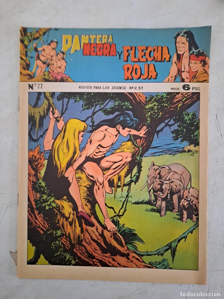 Tebeos: Pantera negra y flecha roja 77, Maga en perfecto estado - Foto 1