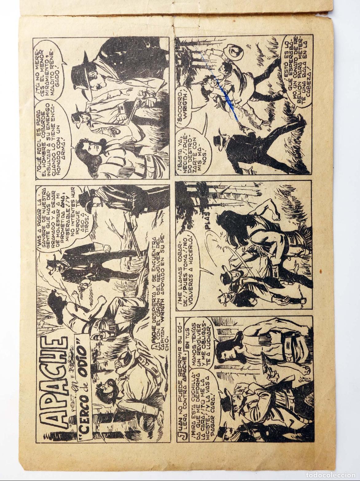Tebeos: APACHE 4. CERCO DE ODIO (Quesada / L. Bermejo) Maga, 1959 - Foto 3