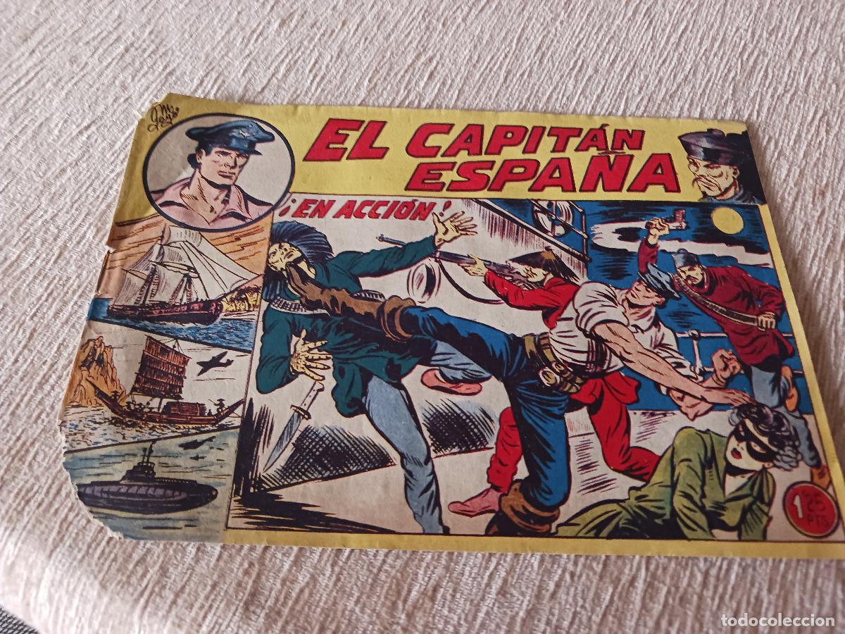 Tebeos: el capitan espa&ntilde;a en accion, n&ordm; 28, original - Foto 1