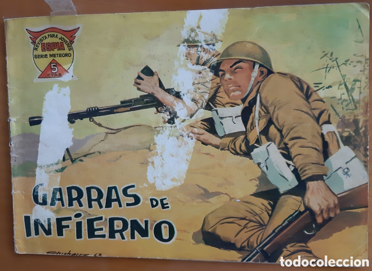 Tebeos: C&oacute;mic Espia. Maga. Garras de Infierno. - Foto 1