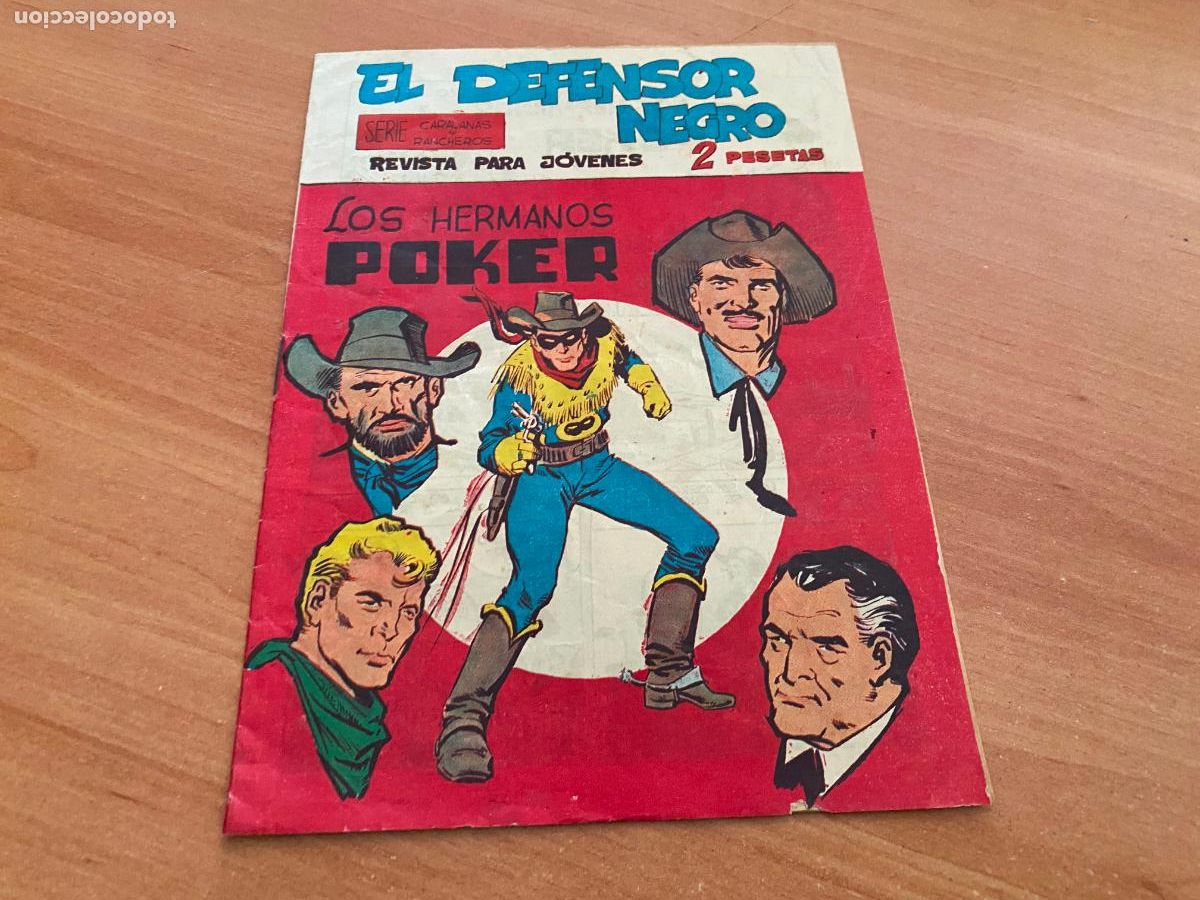 Tebeos: EL DEFENSOR NEGRO N&ordm; 25 (ORIGINAL MAGA) (COB163) - Foto 1