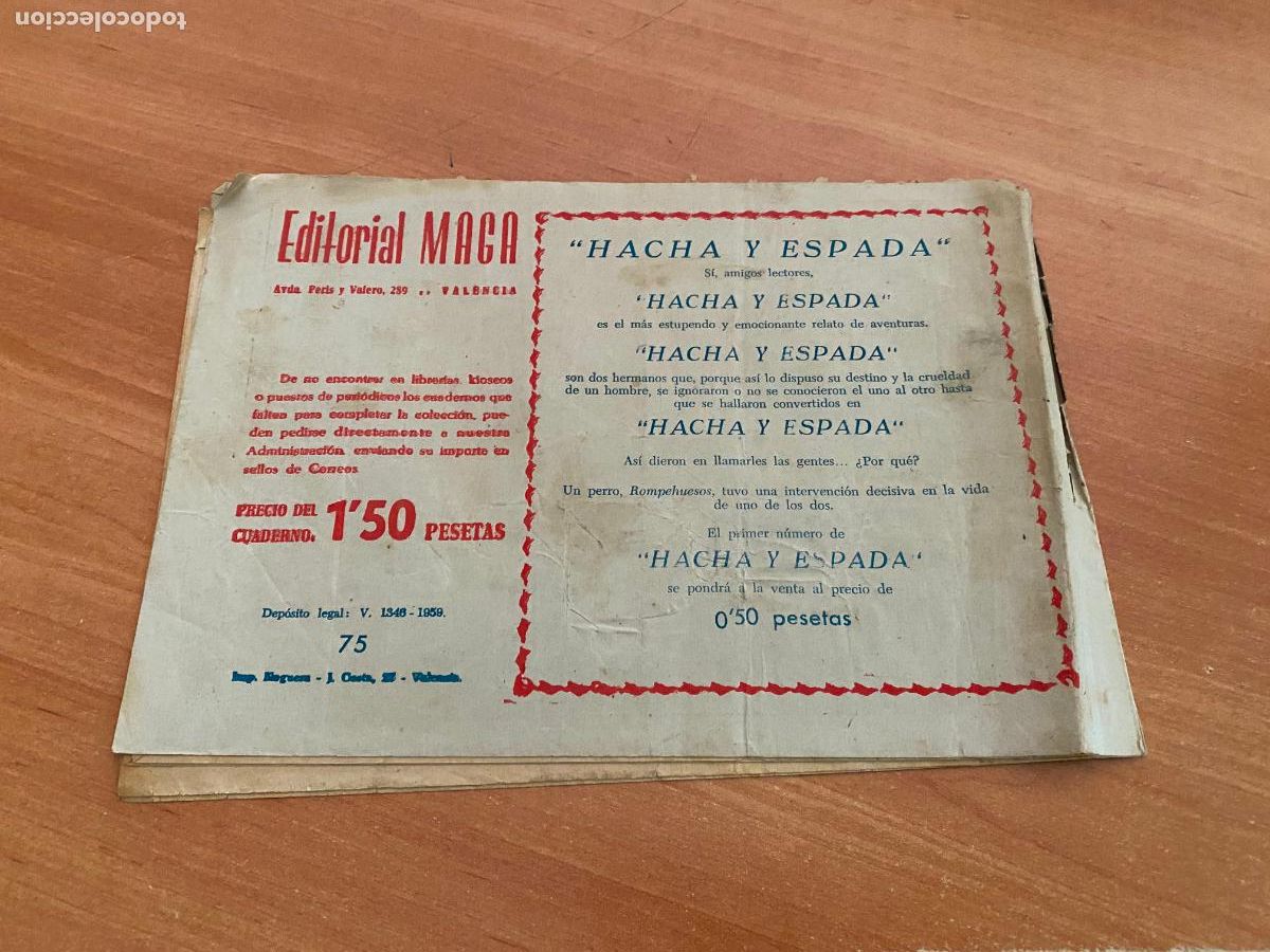 Tebeos: DON Z N&ordm; 75 (ORIGINAL MAGA) (COB163) - Foto 2