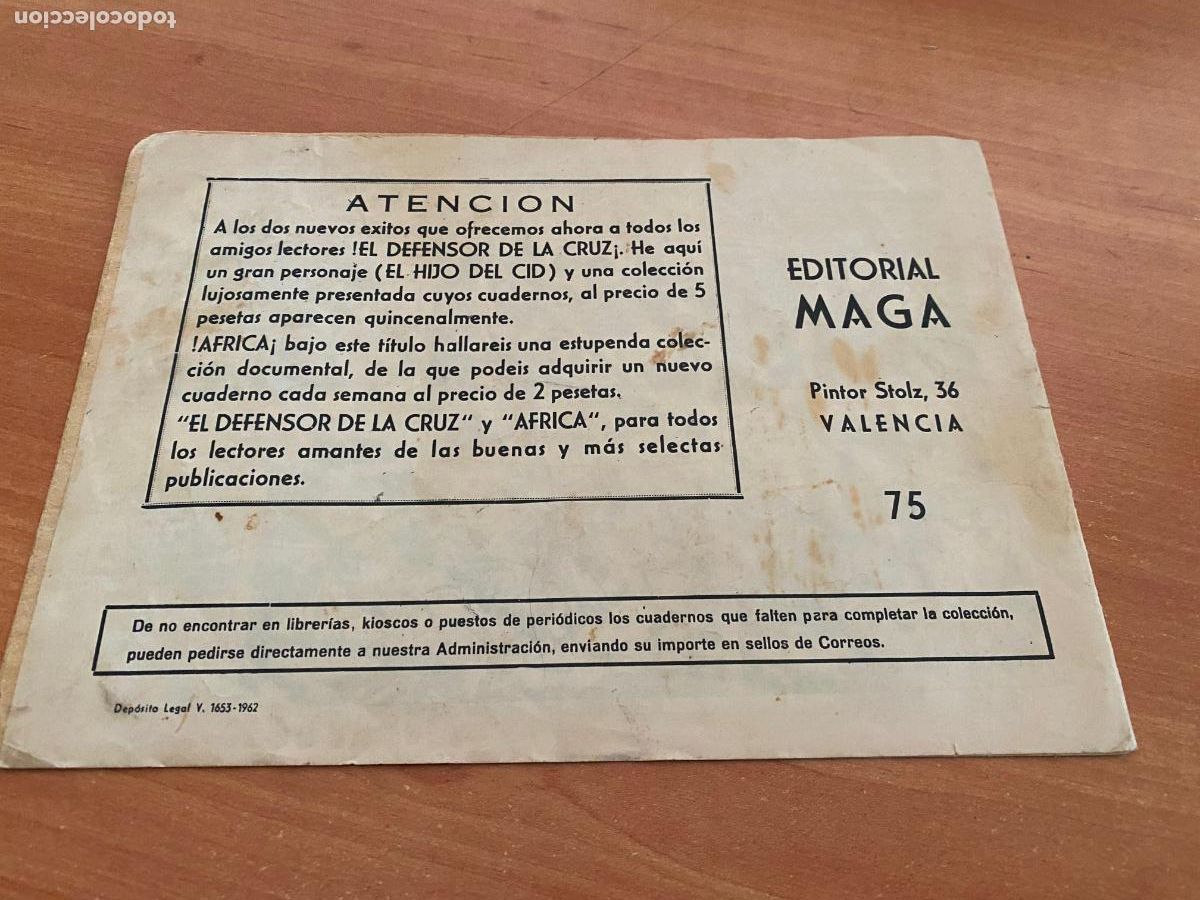 Tebeos: FLECHA ROJA N&ordm; 75 (ORIGINAL MAGA) (COB163) - Foto 2