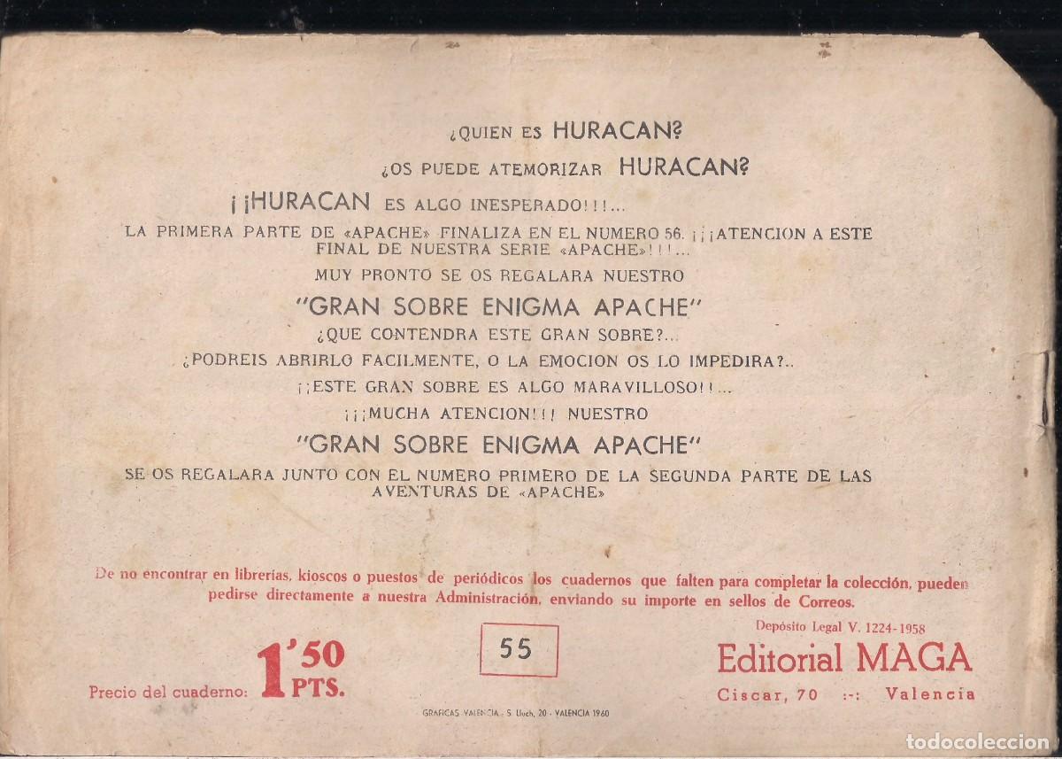 Tebeos: APACHE N&ordm; 55: LA VENGANZA DE SLIM - Foto 2