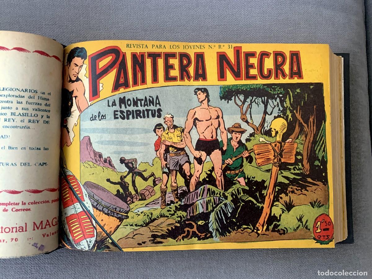 Tebeos: PANTERA NEGRA, 54 N&Uacute;MEROS. ENCUADERNADA. BUEN ESTADO - Foto 6