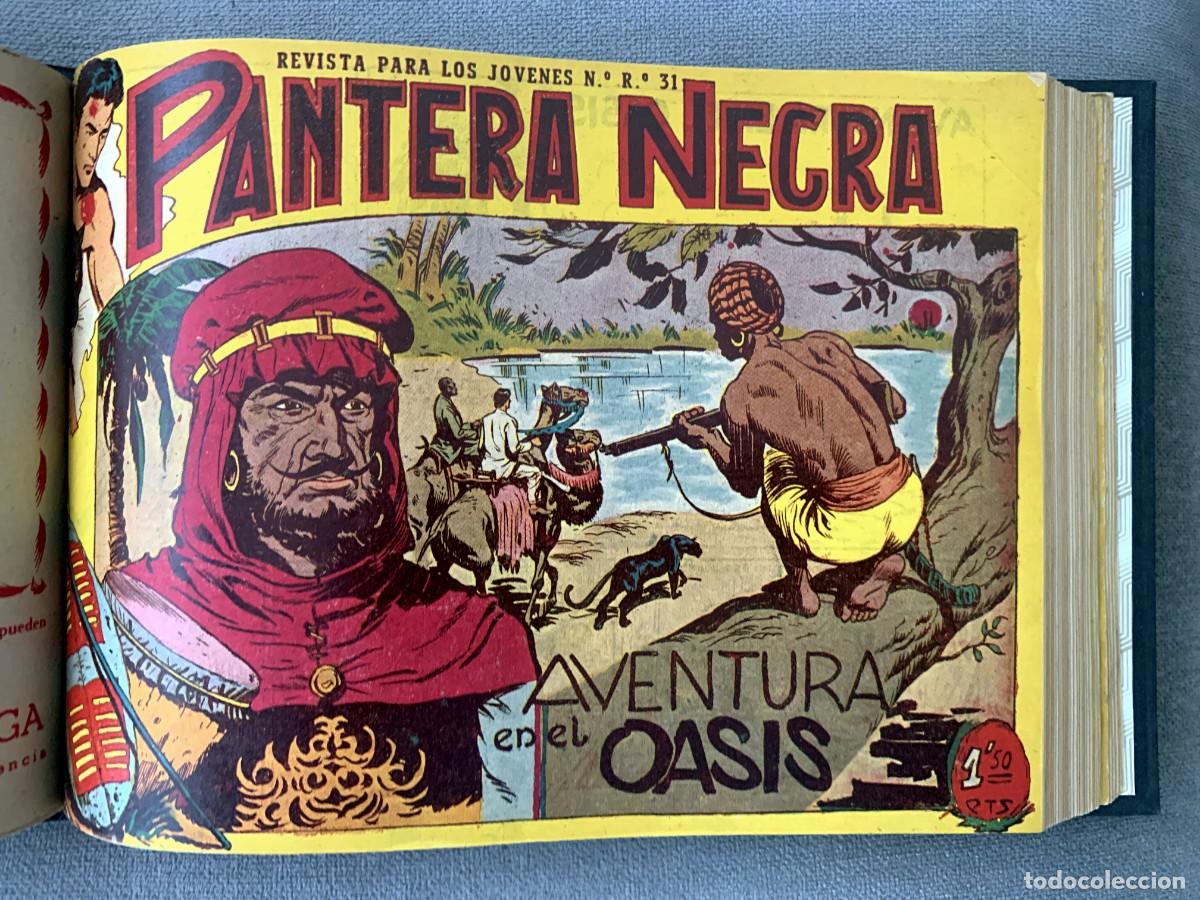 Tebeos: PANTERA NEGRA, 54 N&Uacute;MEROS. ENCUADERNADA. BUEN ESTADO - Foto 12