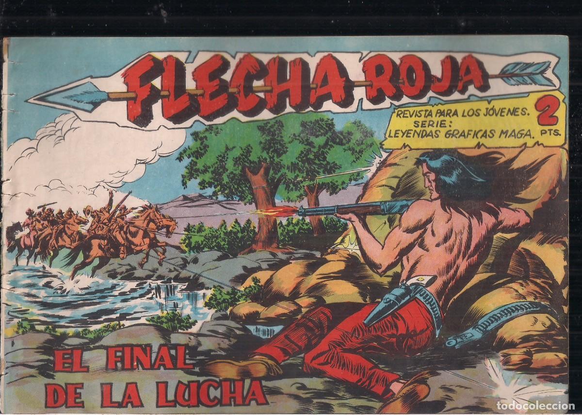 Tebeos: FLECHA ROJA N&ordm; 76: EL FINAL DE LA LUCHA - Foto 1