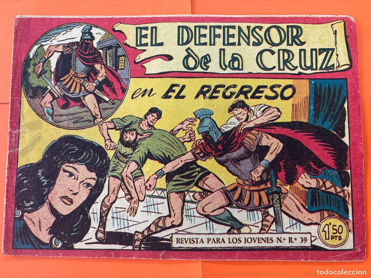 Tebeos: El defensor de la Cruz completa original 54 ejem muy buen estado - Foto 11