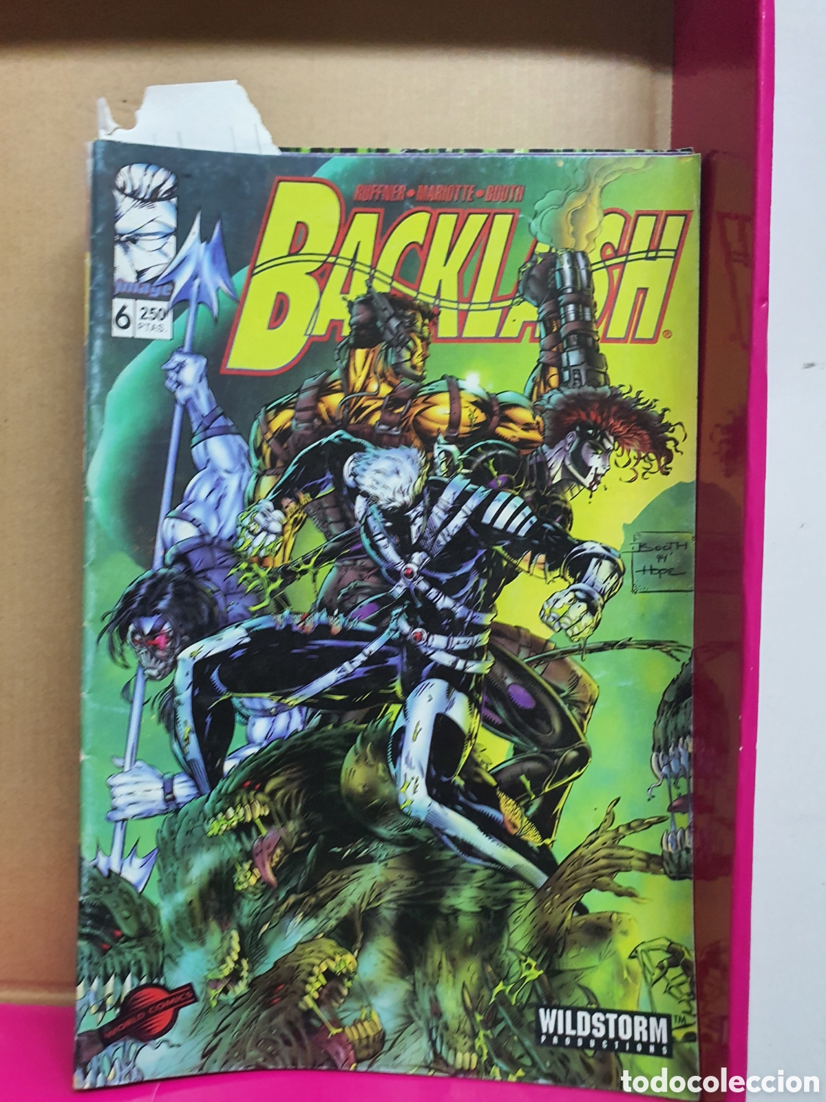 Tebeos: C&Oacute;MIC IMAGE &rdquo; BACKLASH &rdquo; N&ordm; 6 ED, PLANETA / WORLD COMICS 1995 WILDSTORM - Foto 1