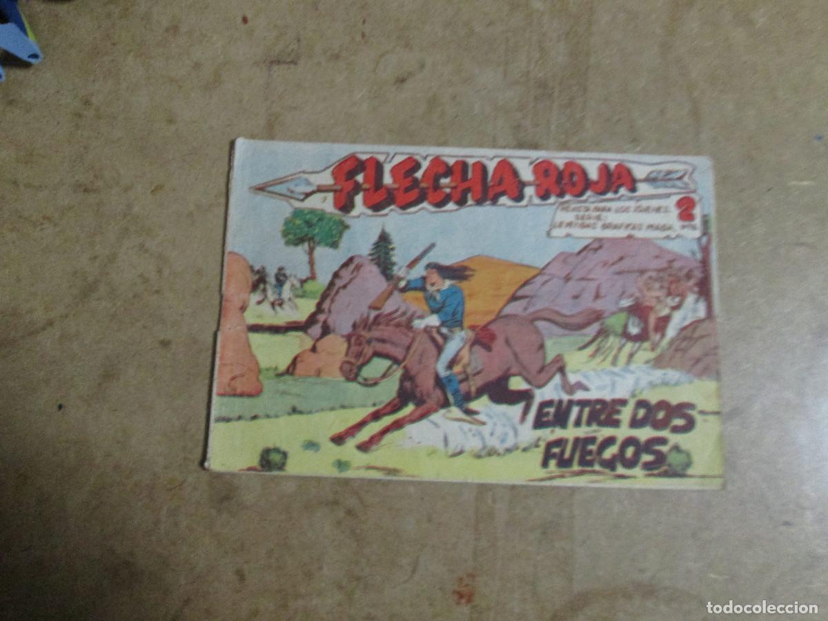 Tebeos: Flecha Roja n&ordm; 9, original editorial maga 1964 - Foto 1