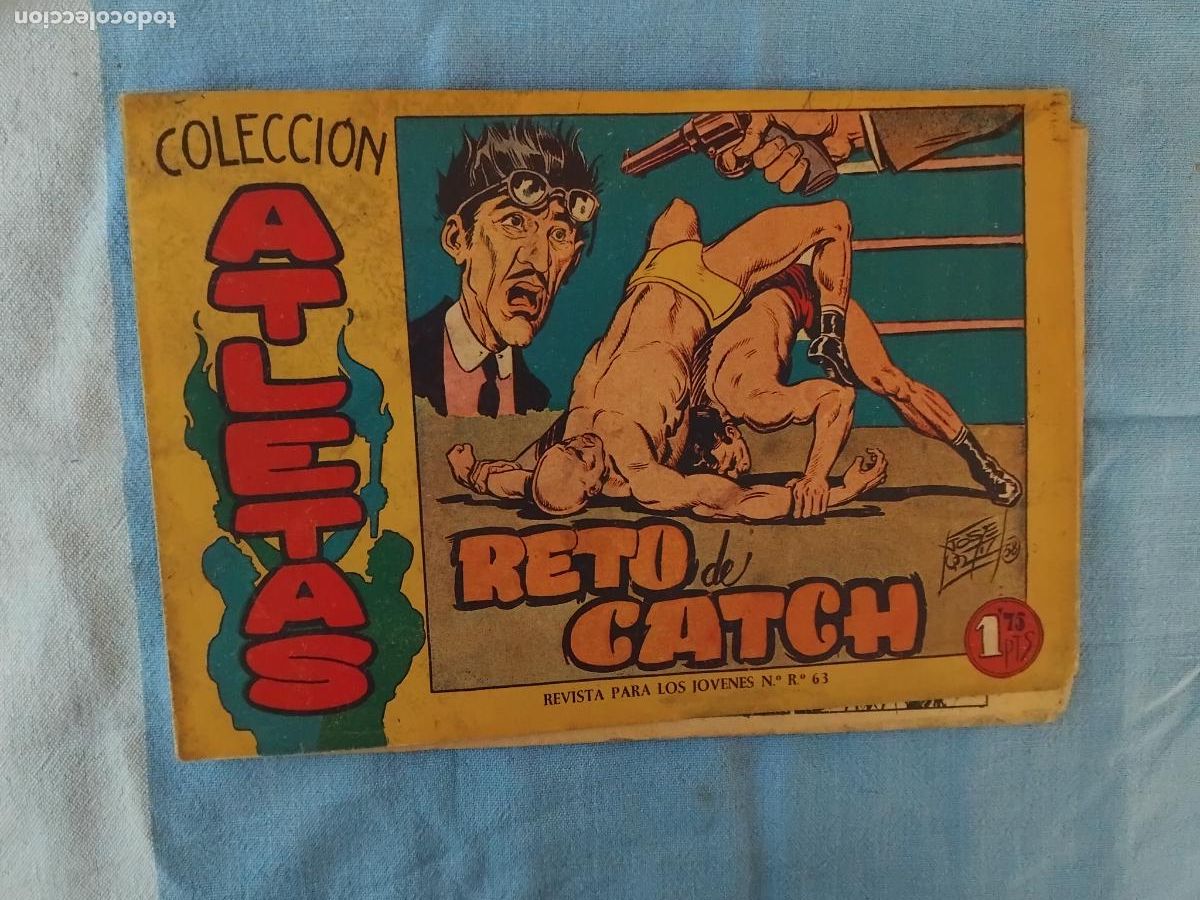 Tebeos: COLECCION ATLETAS N&ordm; 4. EDITORIAL MAGA. ORIGINAL. - Foto 1