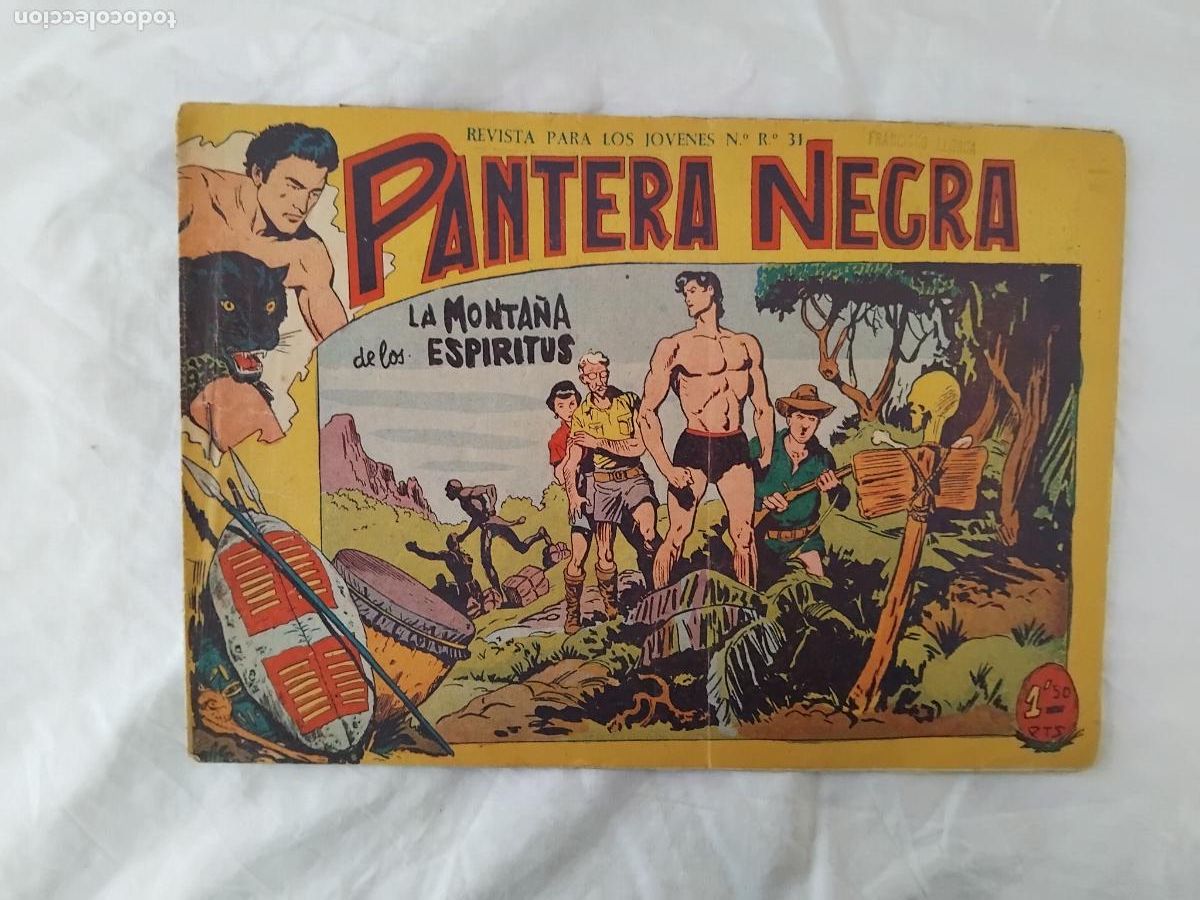 Tebeos: PANTERA NEGRA N&ordm; 7. EDITORIAL MAGA 1964. ORIGINAL. - Foto 1