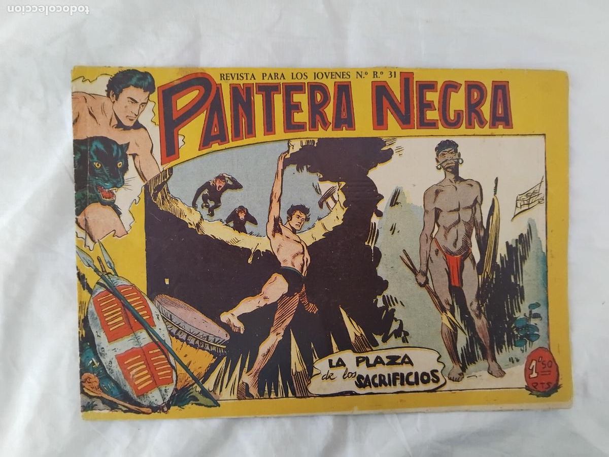 Tebeos: PANTERA NEGRA N&ordm; 4. EDITORIAL MAGA 1964. ORIGINAL. - Foto 1