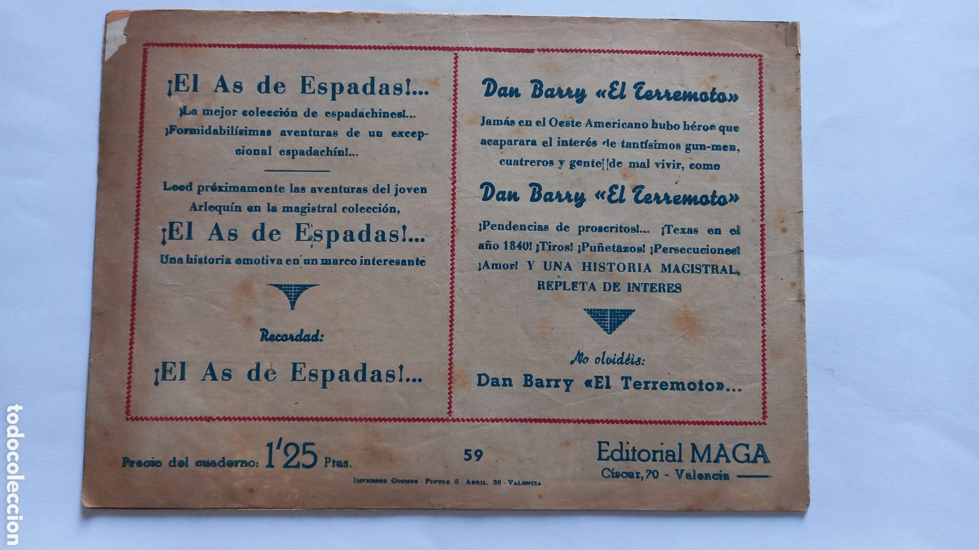 Tebeos: Tebeo PACHO DINAMITA. n&ordm;59. Editorial MAGA - Foto 2