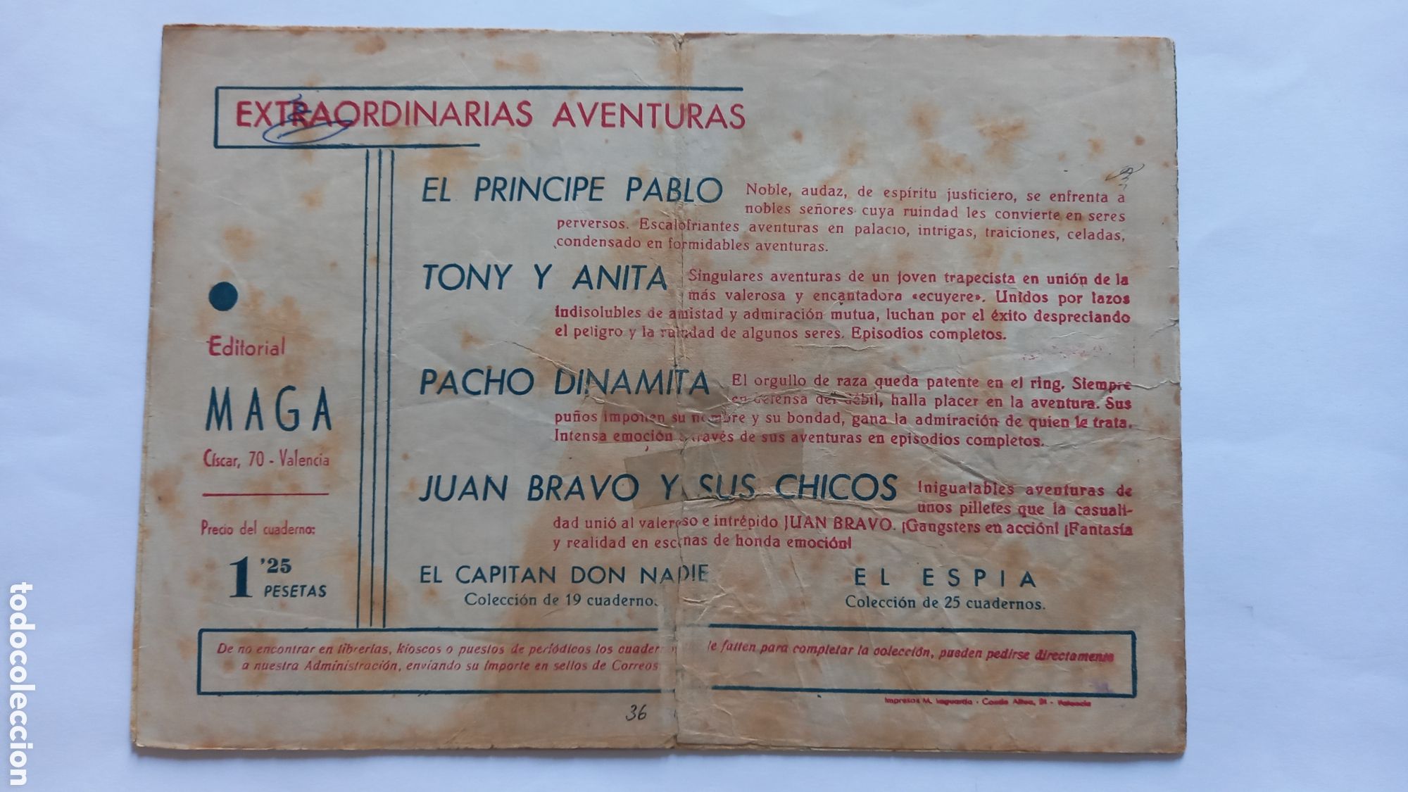 Tebeos: Tebeo PACHO DINAMITA. n&ordm;36. Editorial MAGA - Foto 2