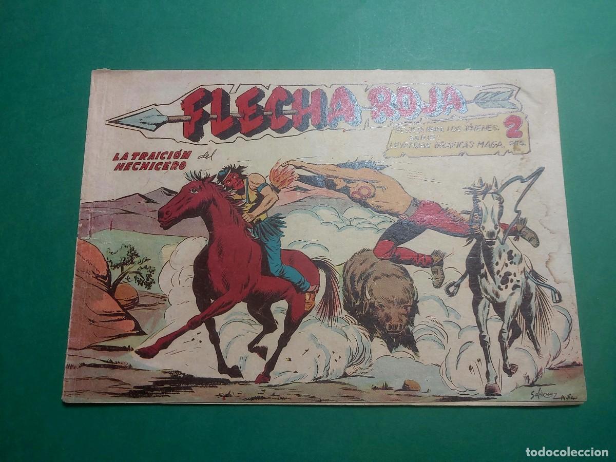 Tebeos: Flecha Roja n&ordm; 41 Editorial Maga 1962 Ref C-80 - Foto 1