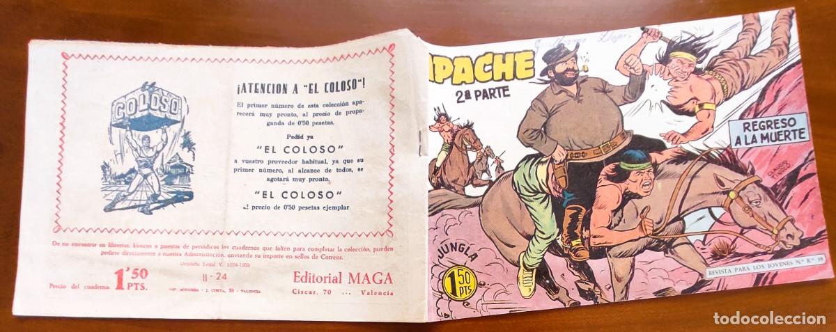 Tebeos: APACHE 2&ordf; PARTE N&ordm; 24 - REGRESO A LA MUERTE - EDITORIAL MAGA - ORIGINAL DE &Eacute;POCA - Foto 2