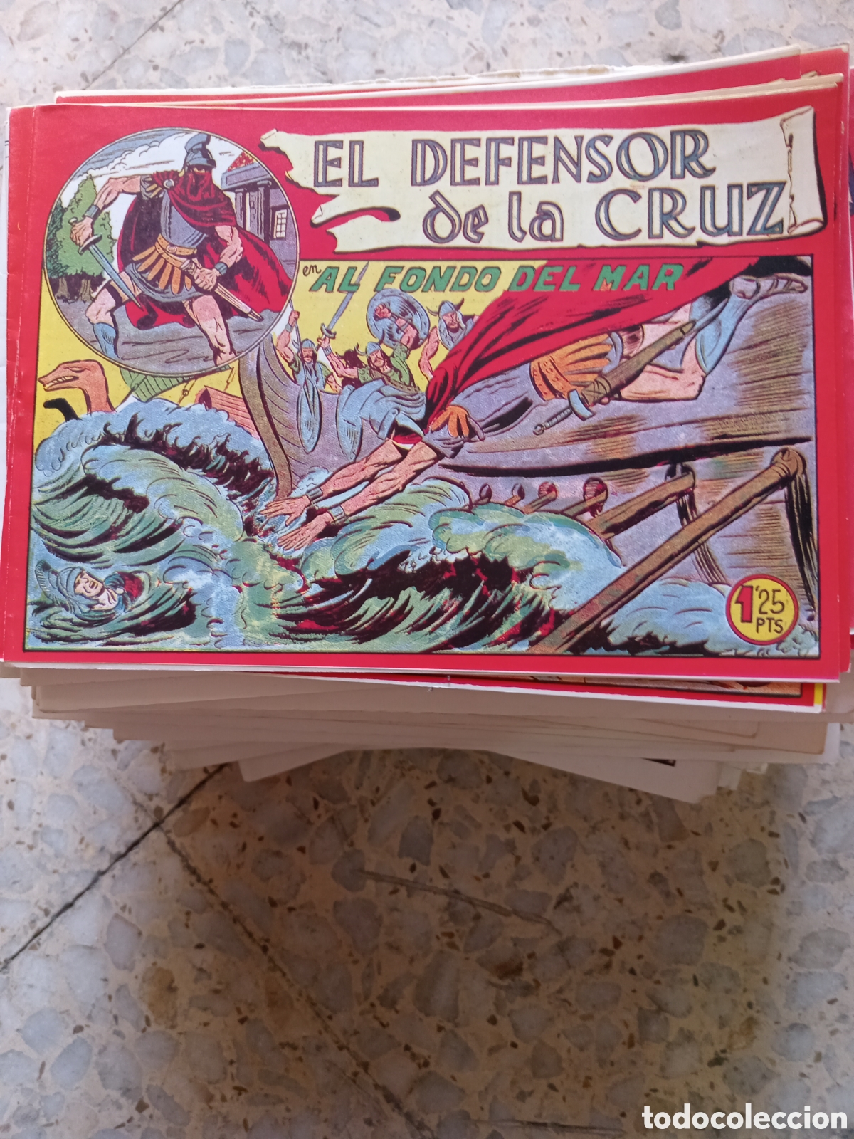 Tebeos: EL DEFENSOR DE LA CRUZ AL FONDO DEL MAR 18 - Foto 1