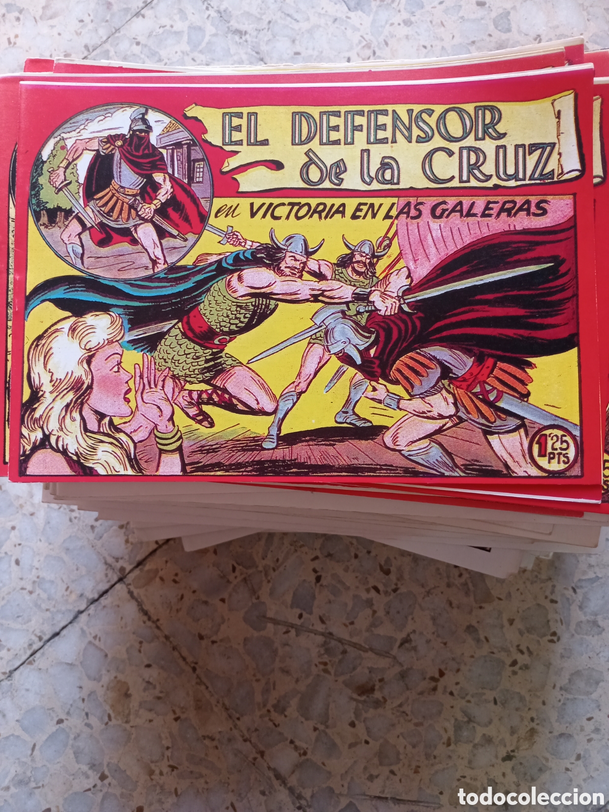 Tebeos: EL DEFENSOR DE LA CRUZ VICTORIA EN LAS GALERAS 14 - Foto 1